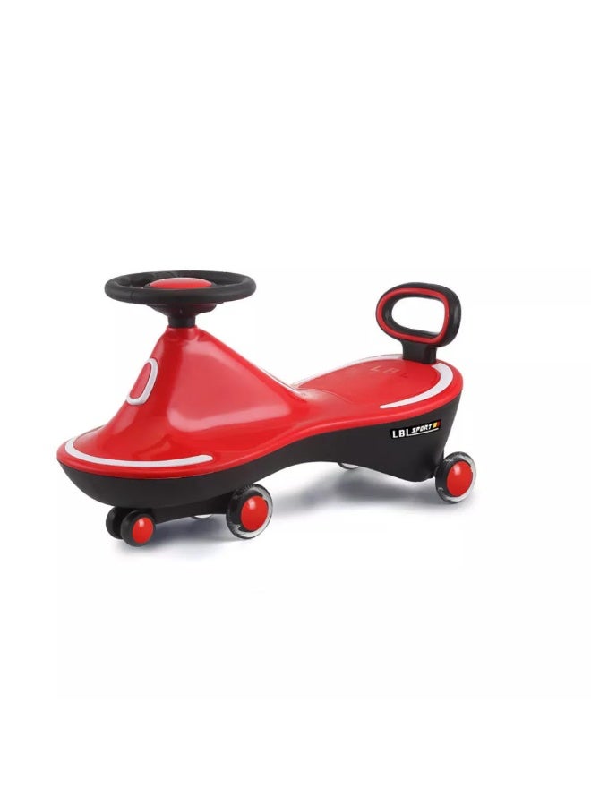 CellElection Kids Wiggle Car Ride On with Music & Light – No Pedals – Red Color – For Boys & Girls 2–6 Years - Image 1